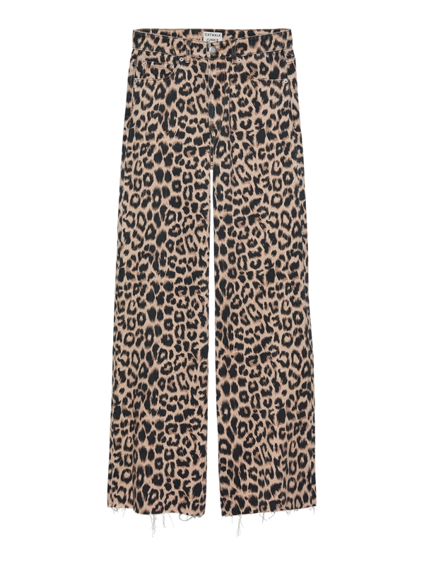 Catwalk Junkie LOOSE FIT LEOPARD JEANS