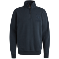PALL MALL Half zip collar soft brushed terry