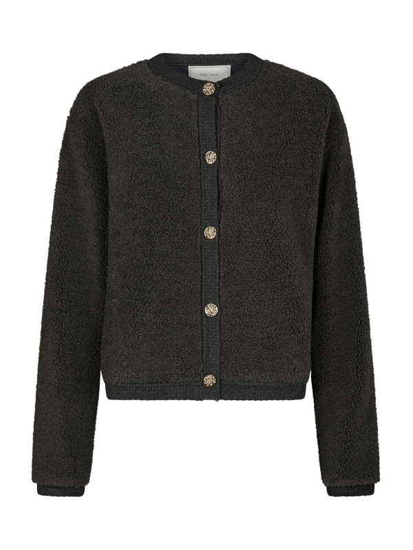 Neo Noir LIMO FLUFFY KNIT CARDIGAN