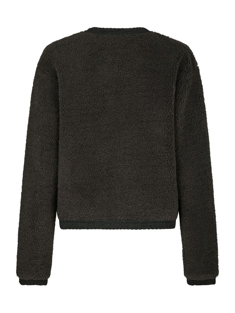 Neo Noir LIMO FLUFFY KNIT CARDIGAN