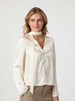 Neo Noir SUSANNA HEAVY SATEEN BLOUSE