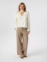 Neo Noir SUSANNA HEAVY SATEEN BLOUSE