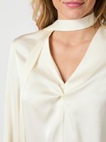 Neo Noir SUSANNA HEAVY SATEEN BLOUSE