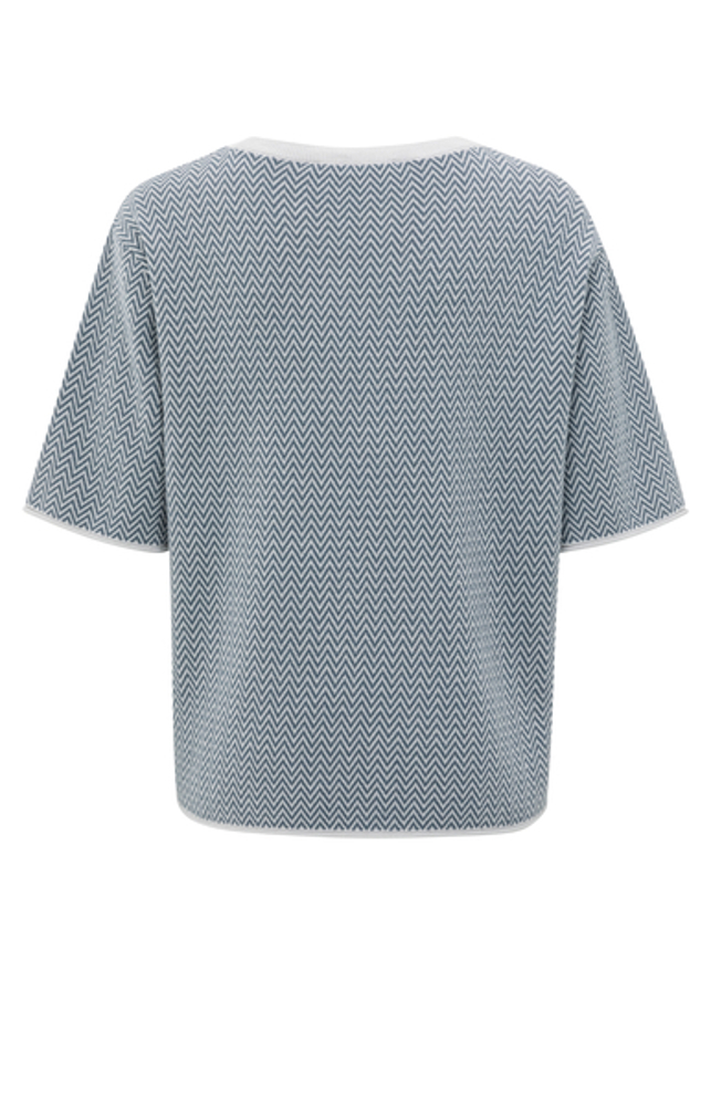 Yaya T-shirt met zigzagpatroon