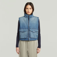 G-Star 2-Pkt Padded Zip Vest wmn