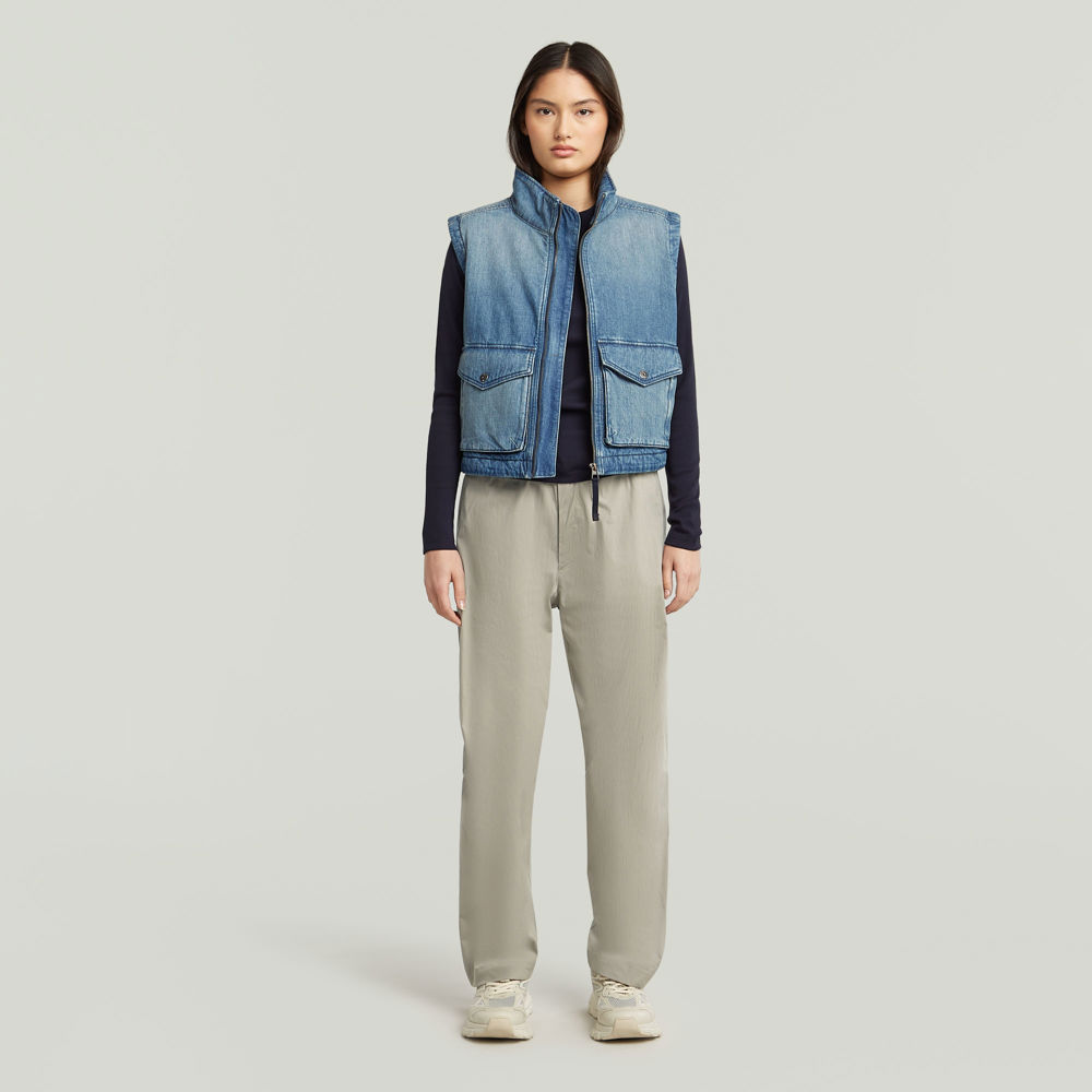 G-Star 2-Pkt Padded Zip Vest wmn
