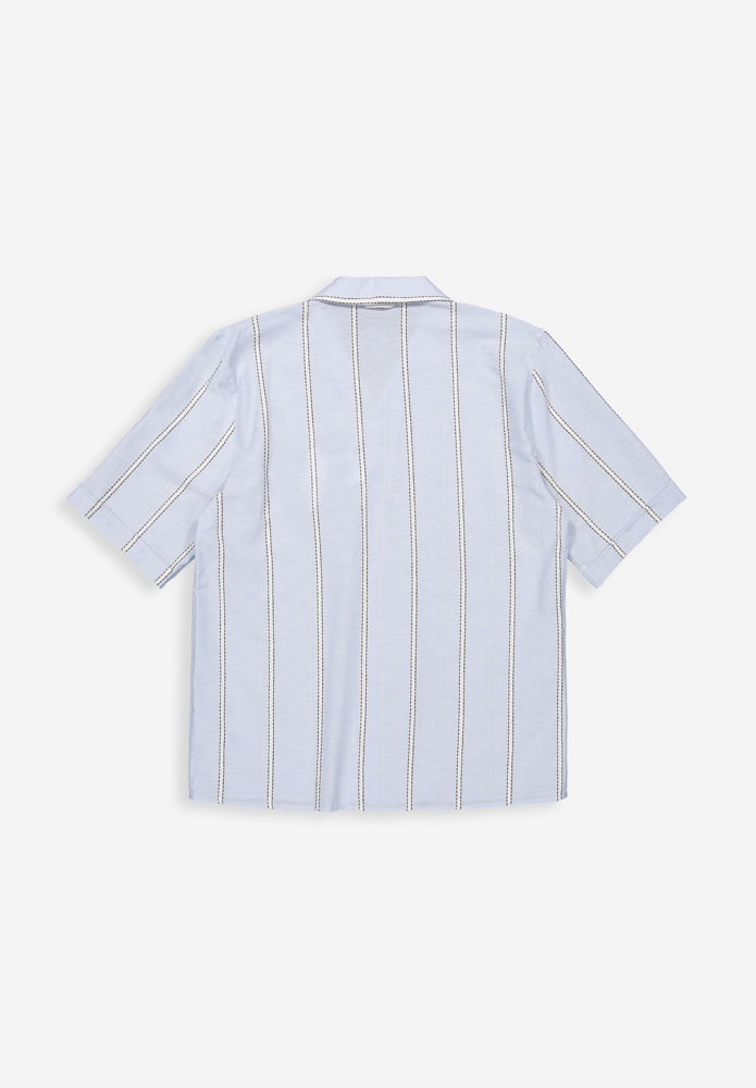 Butcher of Blue Quinn Linen Stripe Shirt