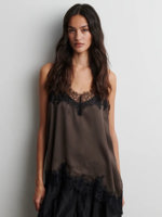 Second Female LACIA CONTRAST STRAP TOP