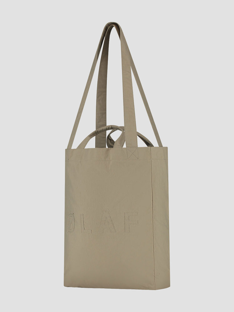 OLAF LOGO APPLIQUE TOTE BAG