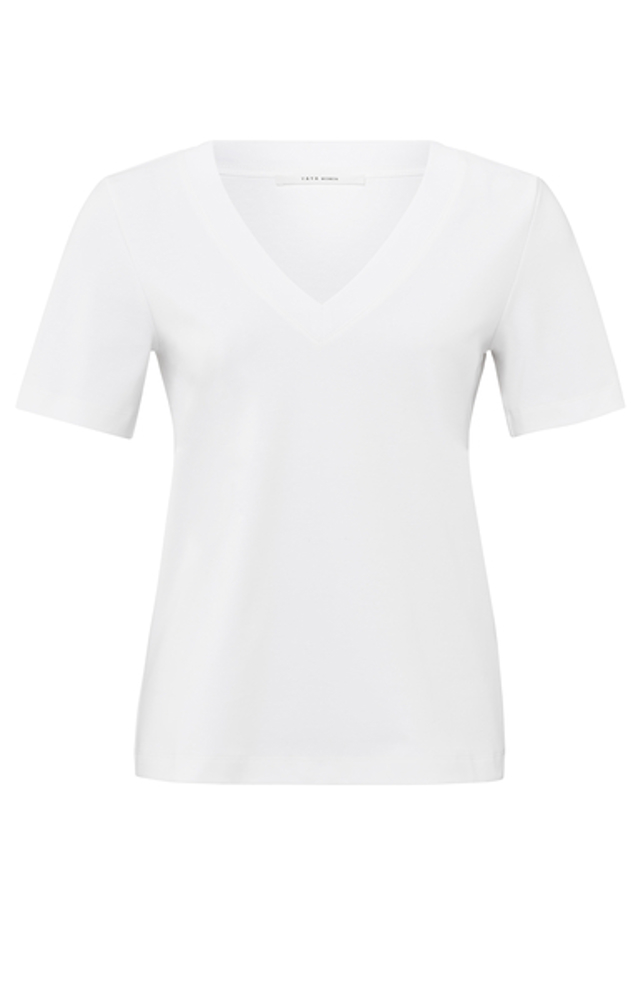 Yaya T-shirt with V-neck