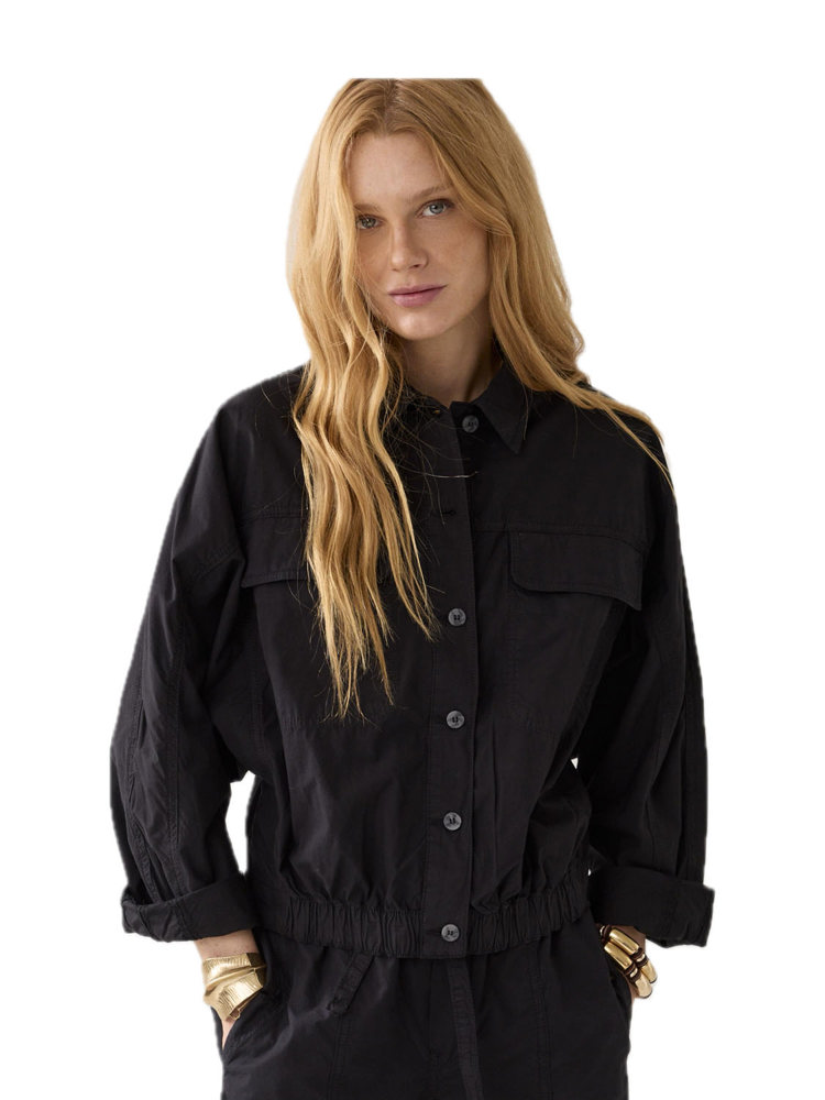Summum Batwing jacket Breezy cotton canvas
