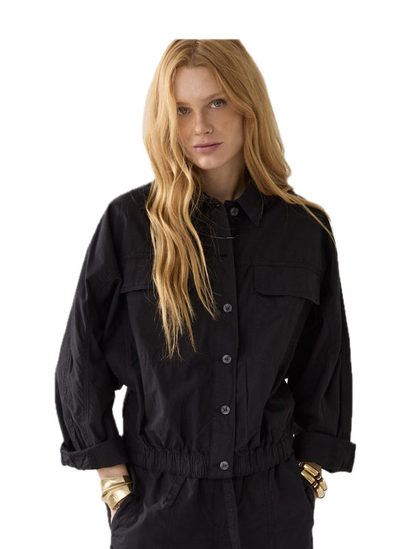 Summum Batwing jacket Breezy cotton canvas
