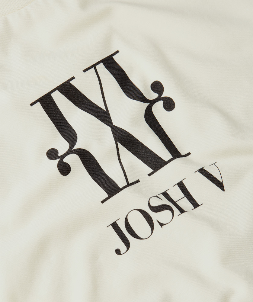 Josh V JV DORIE MONOGRAM slim fit T-shirt