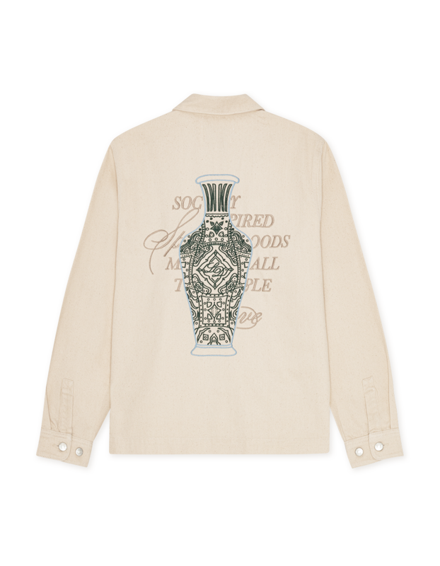 Les Deux LAYTON FAIENCE TWILL OVERSHIRT