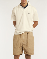 Denham SCISSOR OPEN COLLAR POLO LSC