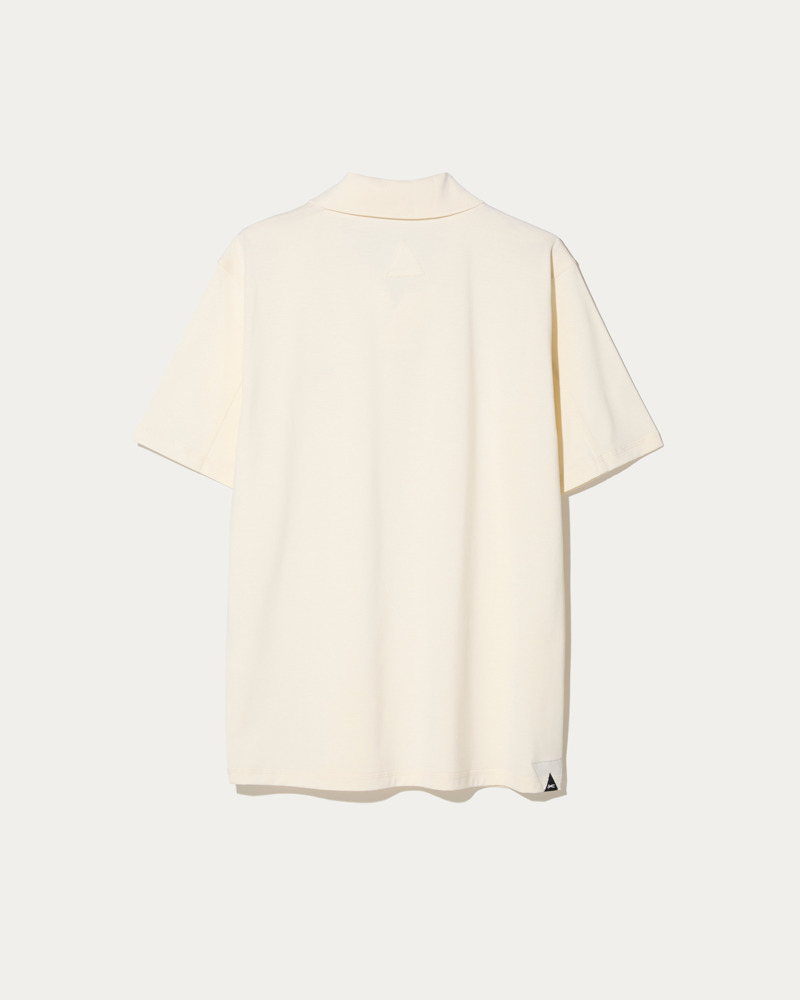 Denham SCISSOR OPEN COLLAR POLO LSC