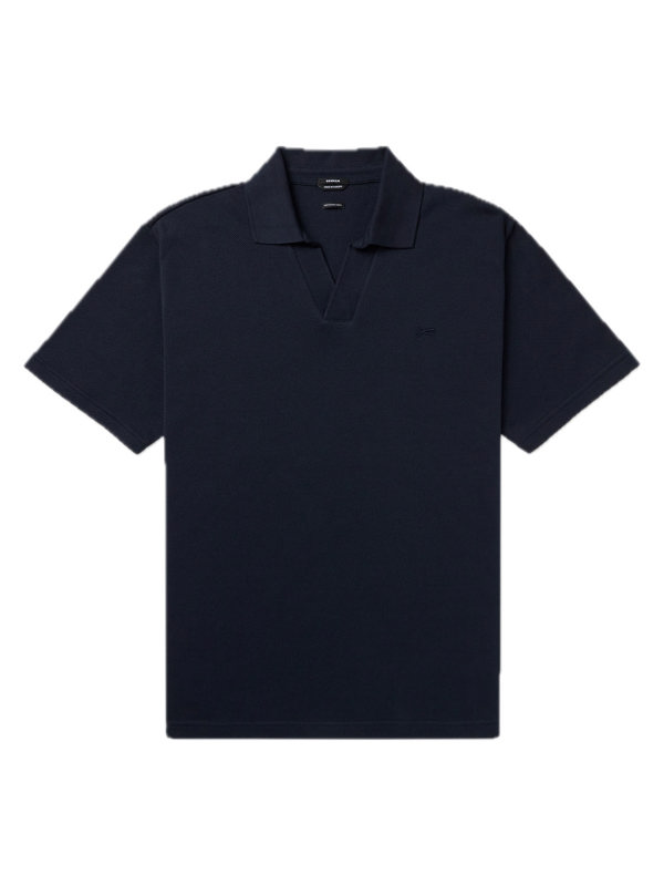 Denham SCISSOR OPEN COLLAR POLO LSC