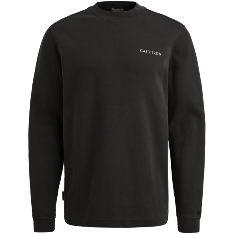 Cast Iron Long sleeve r-neck regular fit str