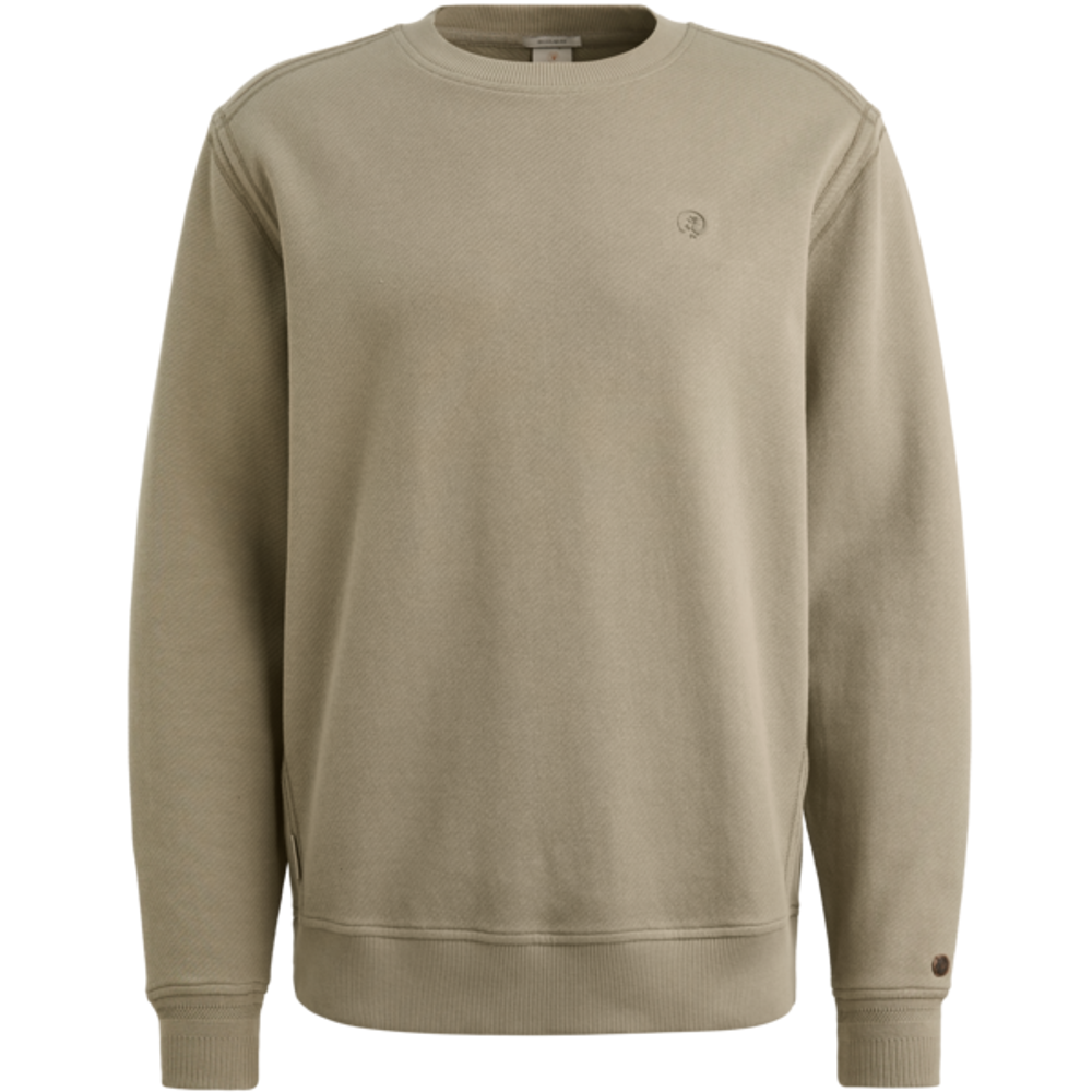 Cast Iron Long sleeve r-neck regular fit twi