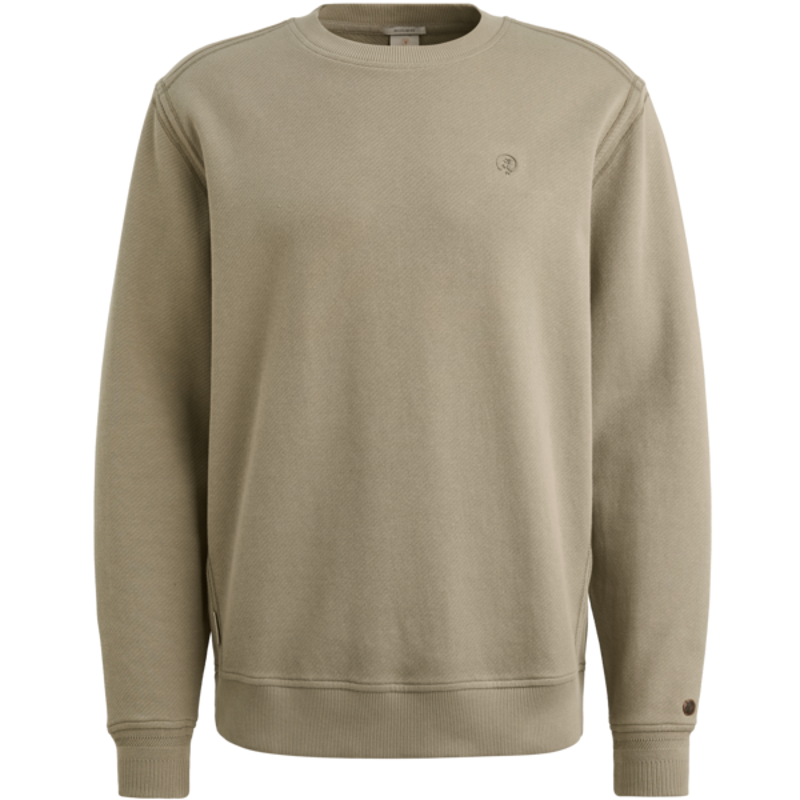 Cast Iron Long sleeve r-neck regular fit twi
