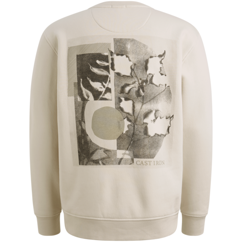 Cast Iron Long sleeve r-neck relaxed fit gra