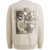 Cast Iron Long sleeve r-neck relaxed fit gra