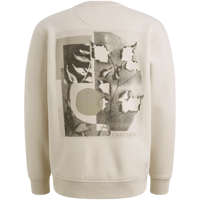 Cast Iron Long sleeve r-neck relaxed fit gra