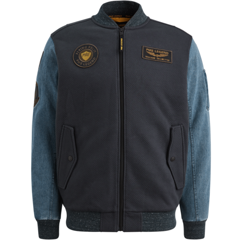 PALL MALL Zip jacket interlock jacquard twil