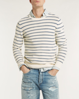Denham LEO CREWNECK LS STRIPE 2/20 LW