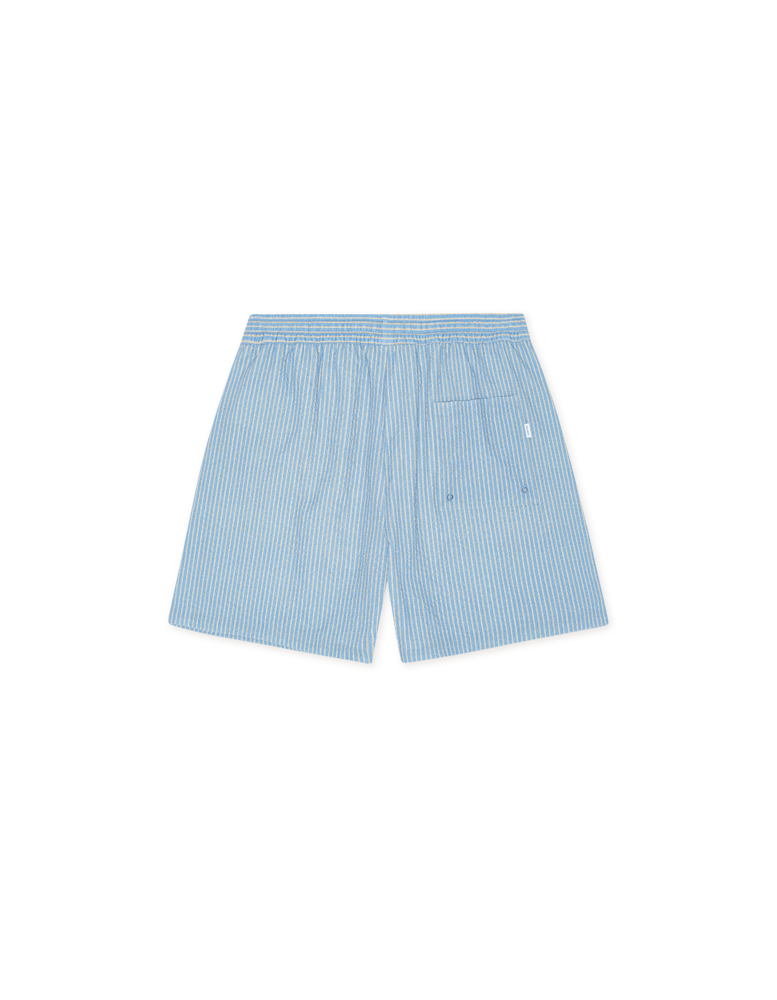 Les Deux STAN STRIPE SEERSUCKET SWIM SHORTS