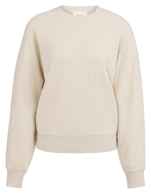 Yaya Boucl? trui met ribdetails