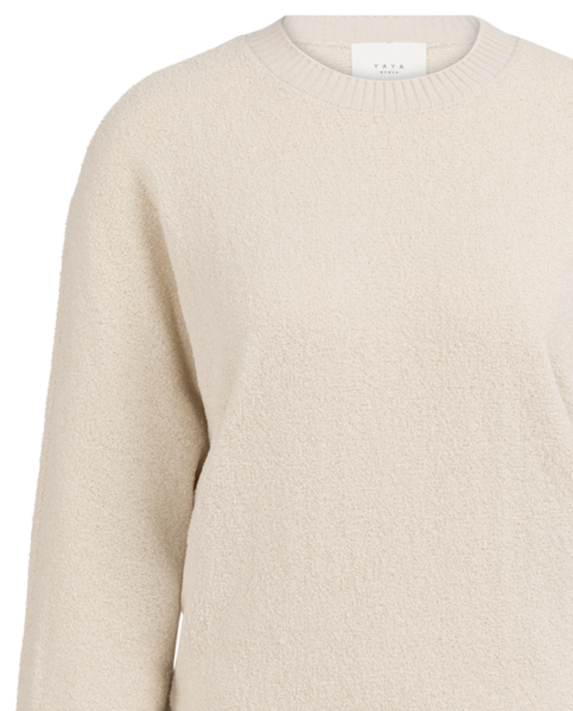 Yaya Boucl? trui met ribdetails