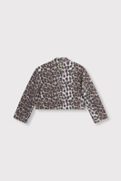 Alix LADIES WOVEN ANIMAL CROPPED BLAZER