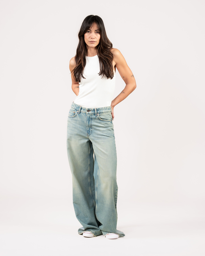 Kuyichi Harper Wide Leg Vintage Blue
