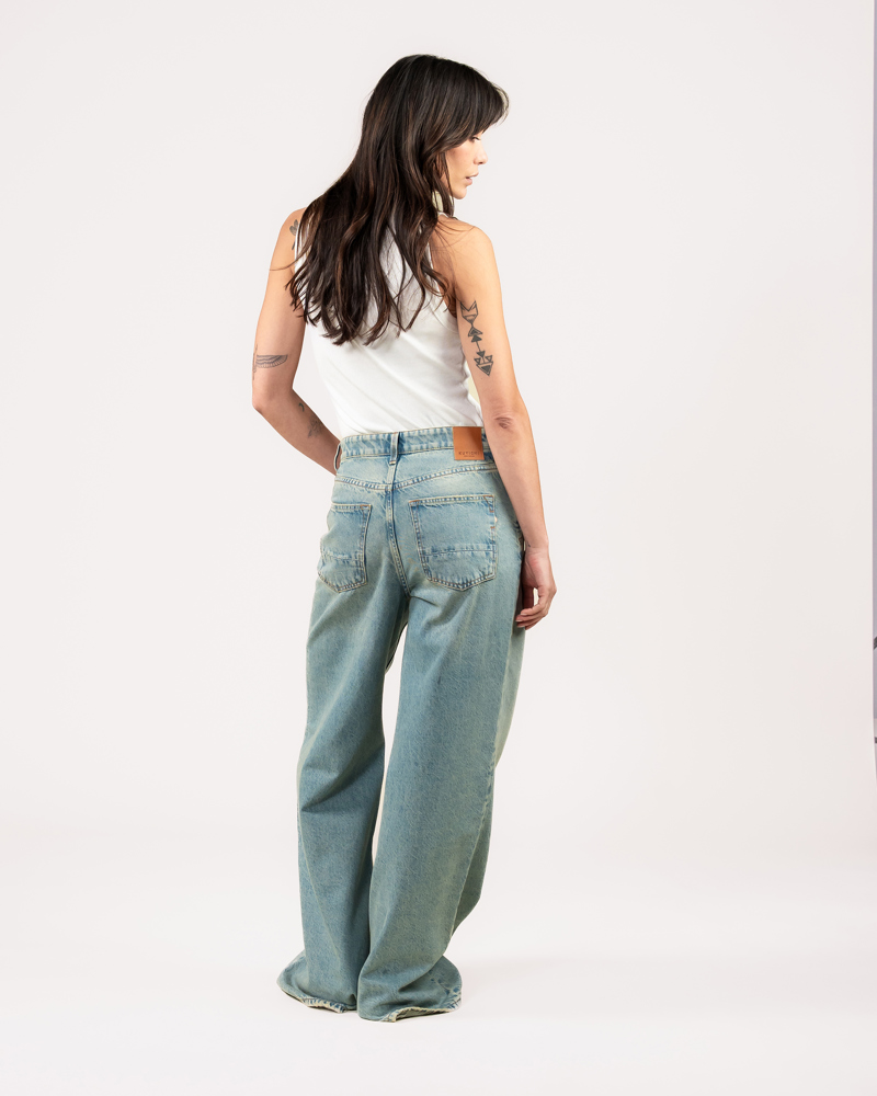 Kuyichi Harper Wide Leg Vintage Blue
