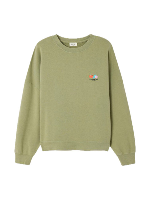American Vintage SWEAT ML COL ROND