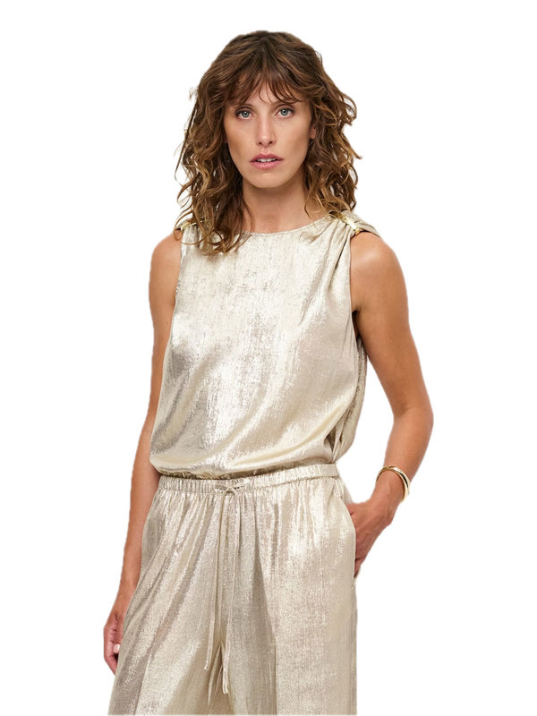 Dante 6 AURORA EMBELISHED METALIC TOP