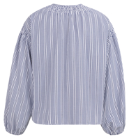 Yaya Gestreepte blouse met plooien