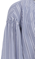 Yaya Gestreepte blouse met plooien