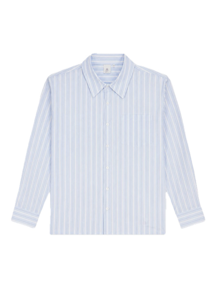 Law Of The Sea SQUALL YARN DYED STRIPED SHIRT