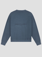Law Of The Sea TORRIA GARMENT DYED CREWNECK SWEAT