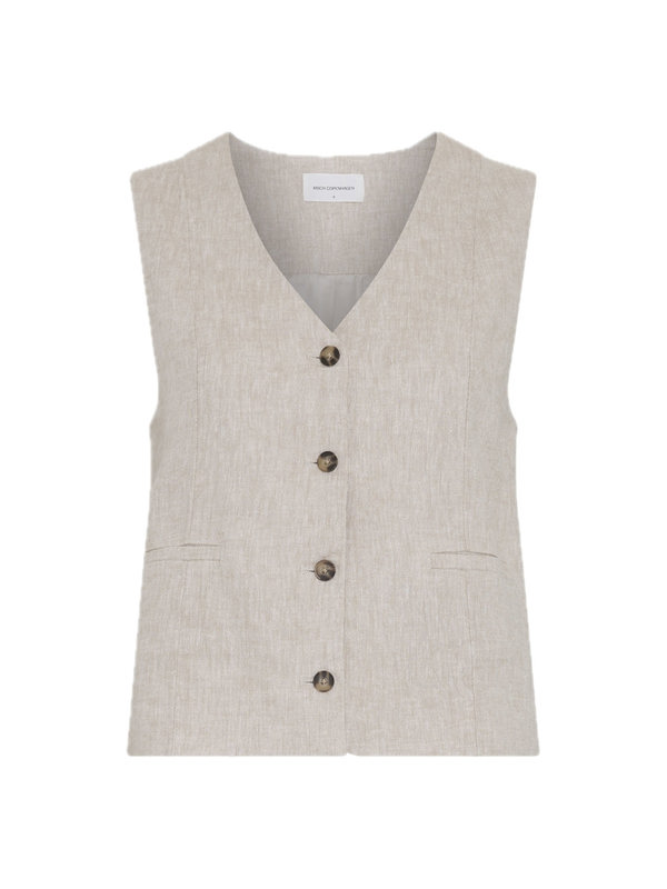 Moss Copenhagen MSCHViana Ginia V Neck Waistcoat
