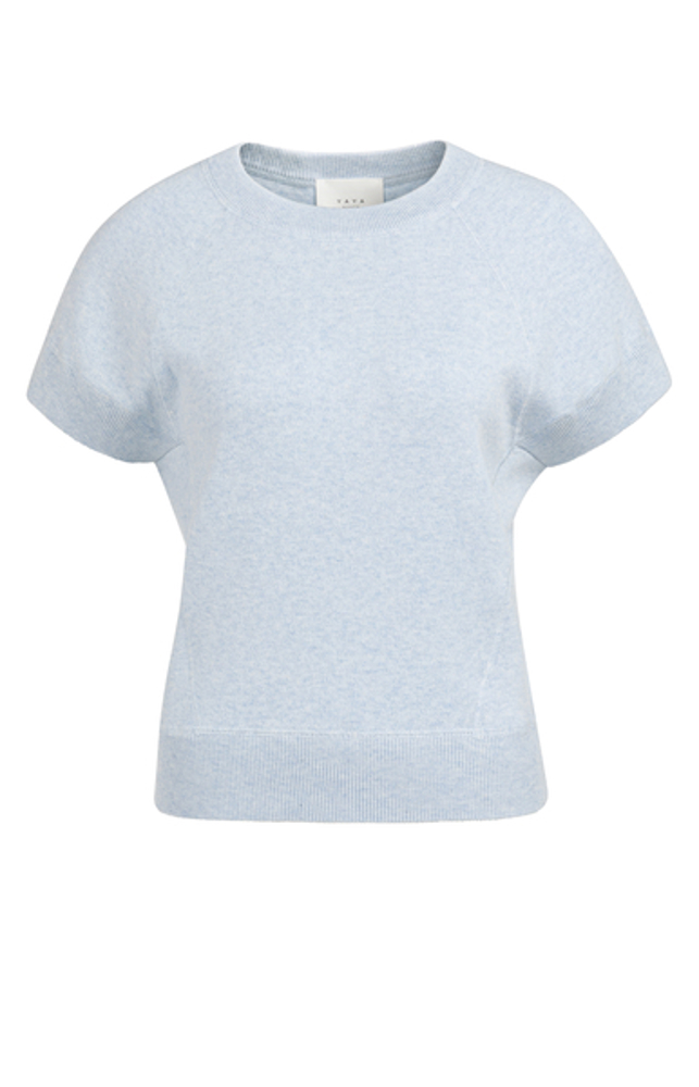 Yaya Sweater met korte mouwen