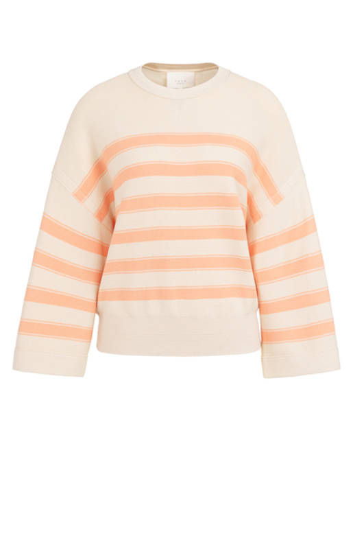 Yaya Gebreide sweater met strepen