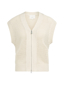 Yaya Grofgebreid vest met rits
