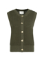 Yaya Mouwloos grofgebreid vest