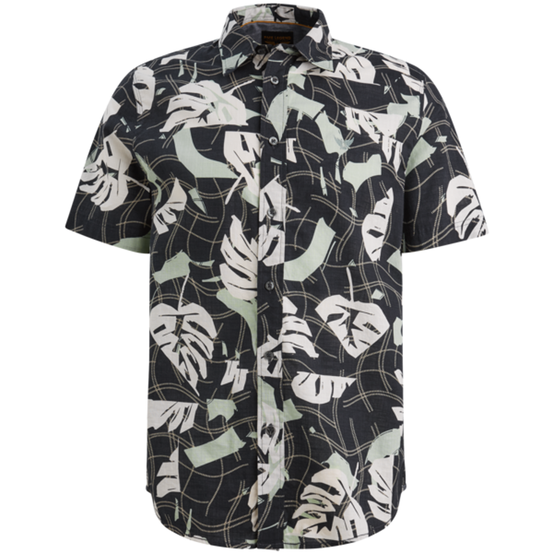PALL MALL Short Sleeve Shirt Print on Cotton