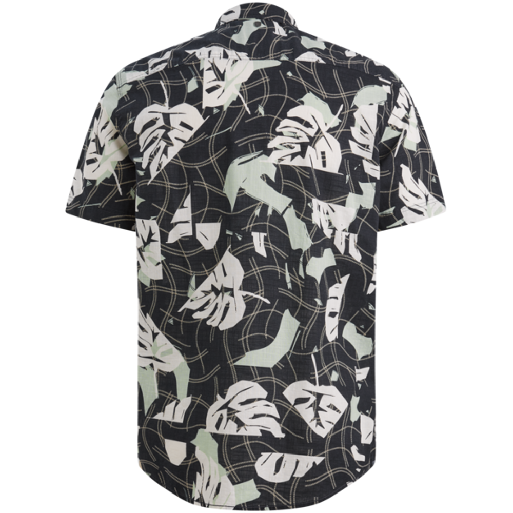 PALL MALL Short Sleeve Shirt Print on Cotton