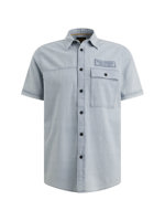 PALL MALL Short Sleeve Shirt Indigo yarn dye