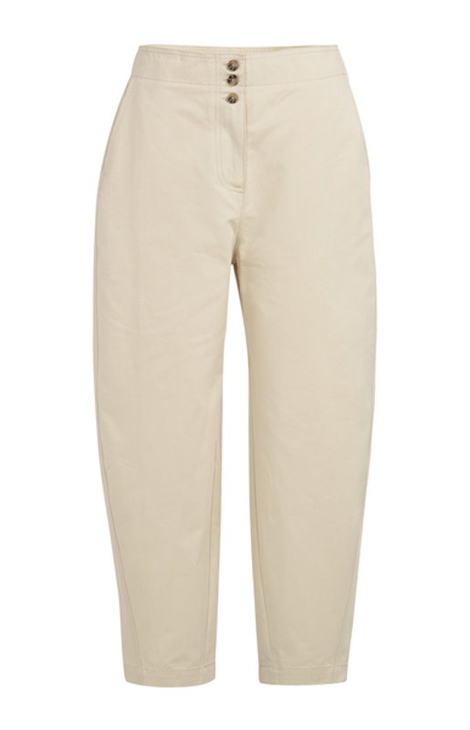Yaya Barrel broek met knopen